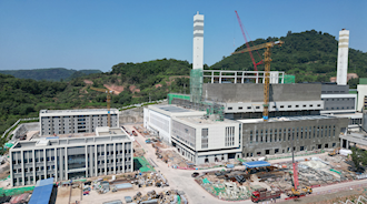 瀘州市垃圾焚燒發(fā)電廠(chǎng)擴(kuò)能工程加快施工建設(shè)，全力沖刺收官